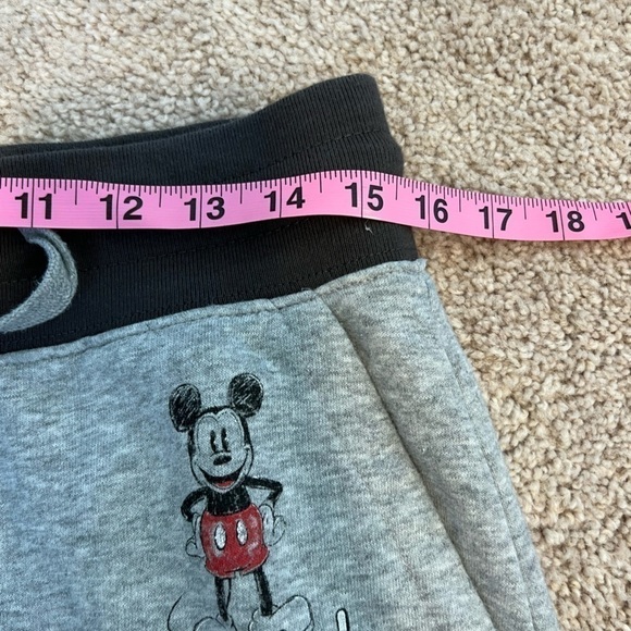 𝅺disney Parks Women’s Gray Mickey Joggers Size Large - Picture 6 of 8